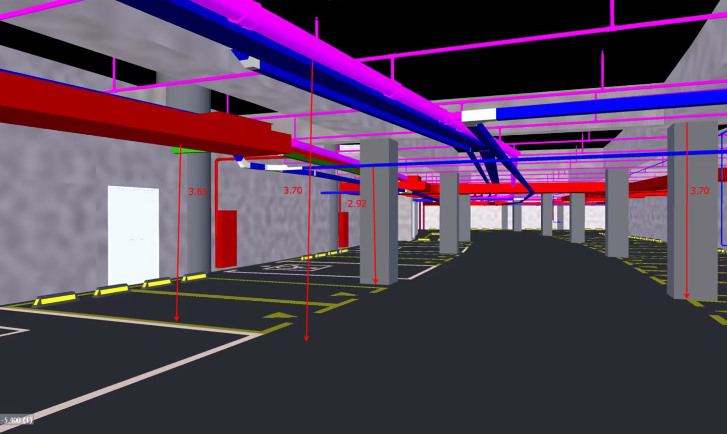 管路無(wú)碰撞，有效控制標(biāo)高
