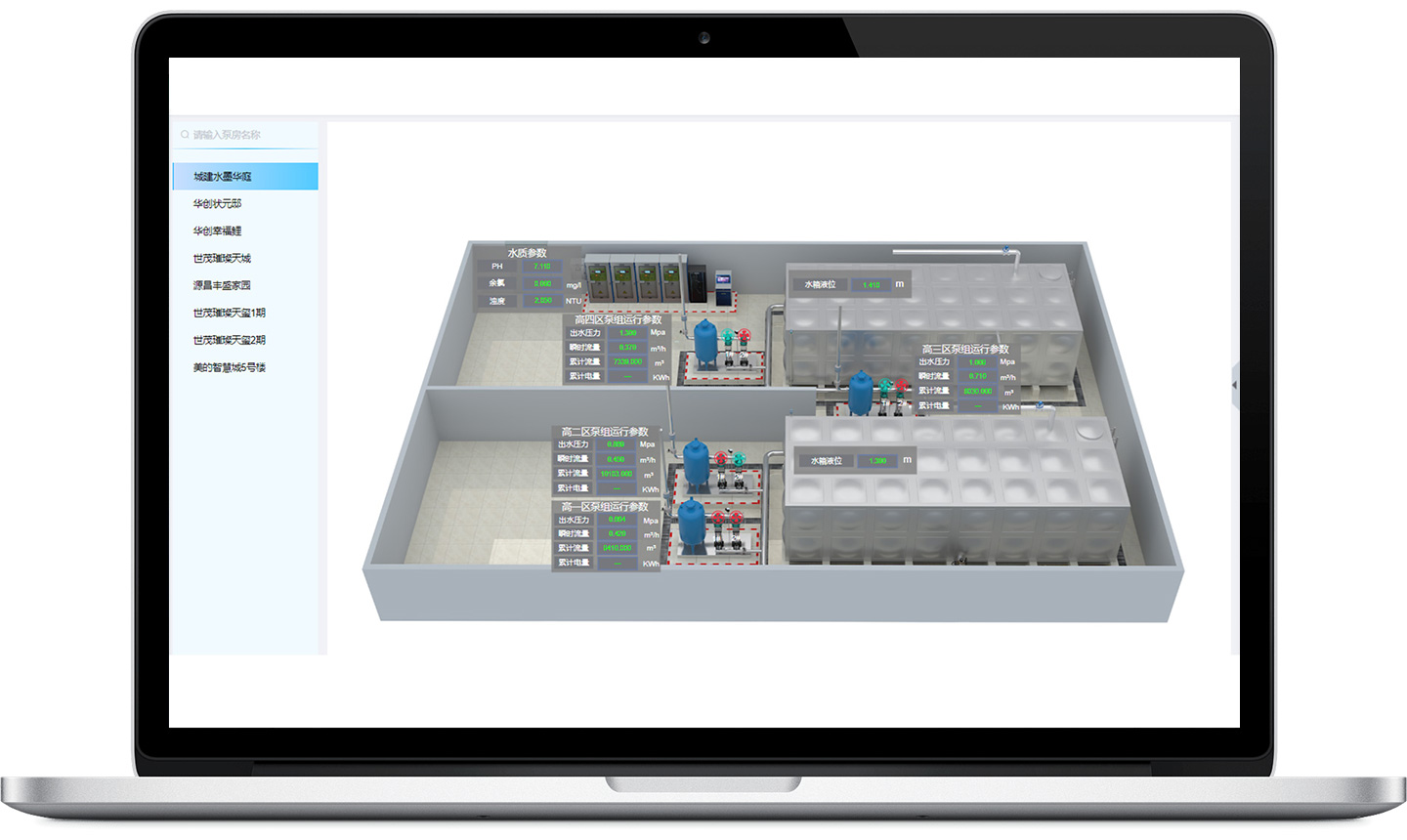 二次供水管理系統(tǒng)
